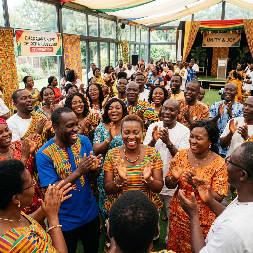 Members celebrating at event